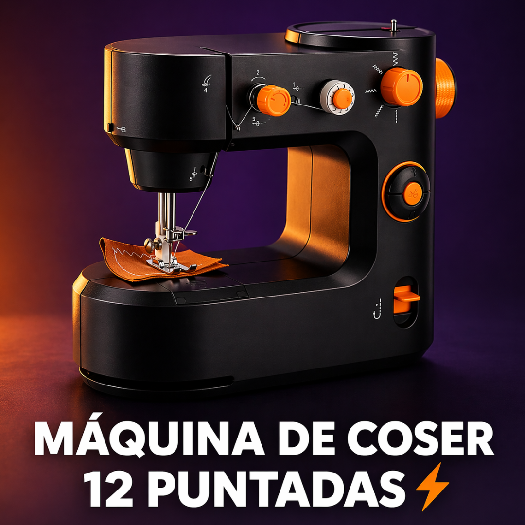 Maquina De Coser 12 Puntadas Premium + Kit Costura